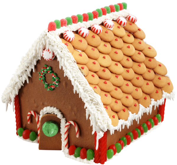 Transparent Gingerbread House Gingerbread Christmas Christmas Ornament Food for Christmas