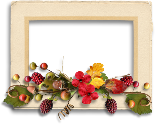 Transparent Floral Design Picture Frames Cut Flowers Flower Picture Frame for Christmas