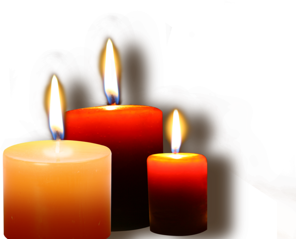 Transparent Candle Christmas Birthday Flameless Candle Lighting for Christmas