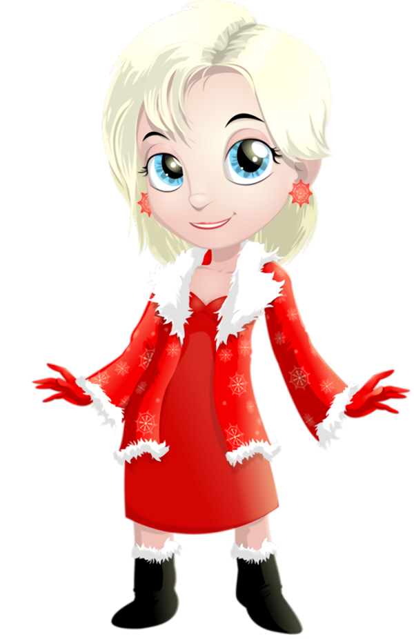 Transparent christmas Cartoon Doll Style for Christmas Ornament for Christmas