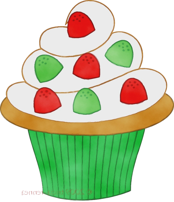 Transparent American Muffins Cupcake Christmas Cupcakes Baking Cup Food for Christmas