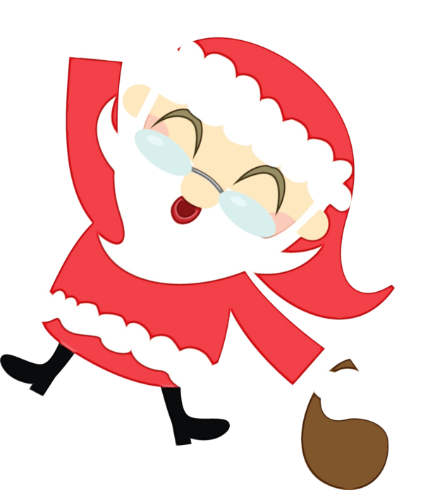 Transparent Christmas Clip Artholidays Holiday Cartoon Santa Claus for Christmas