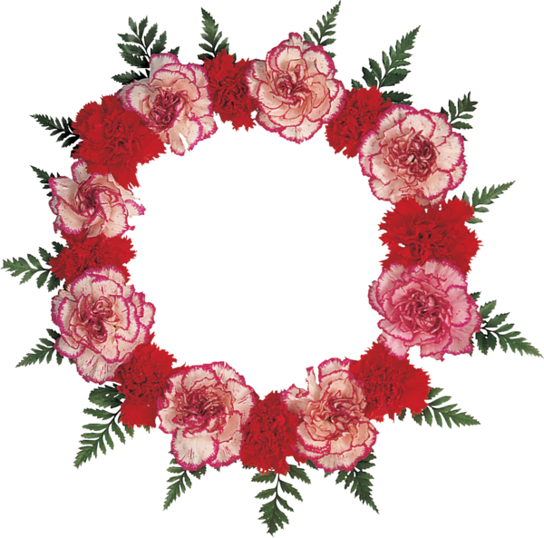 Transparent Flower Wreath Garden Roses Christmas Christmas Decoration for Christmas
