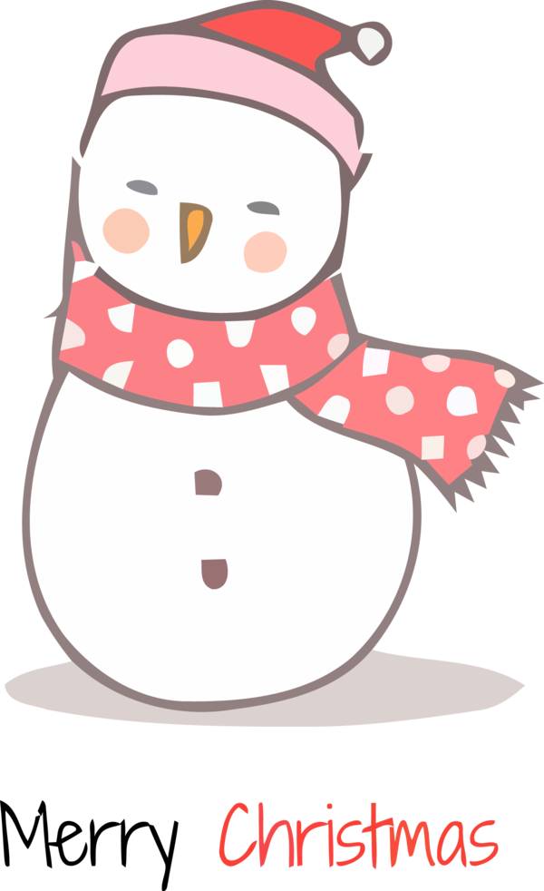 Transparent New Year Snowman for Party Animal for New Year
