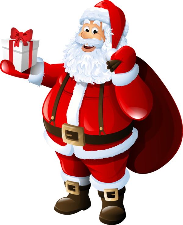 Transparent christmas Santa claus Cartoon for Santa for Christmas