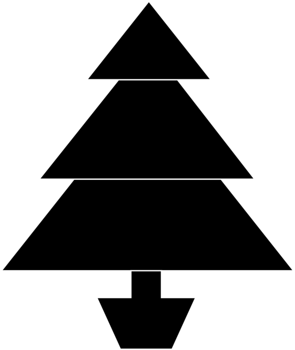 Transparent Santa Claus Christmas Tree Christmas Day Black Black And White for Christmas