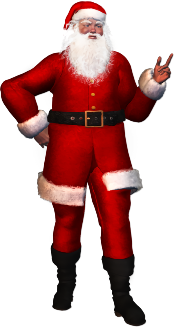 Transparent christmas Santa claus Costume Mascot for Santa for Christmas