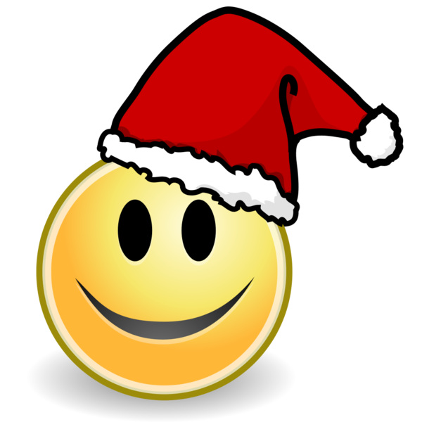 Transparent Santa Claus Christmas Smile Emoticon Smiley for Christmas