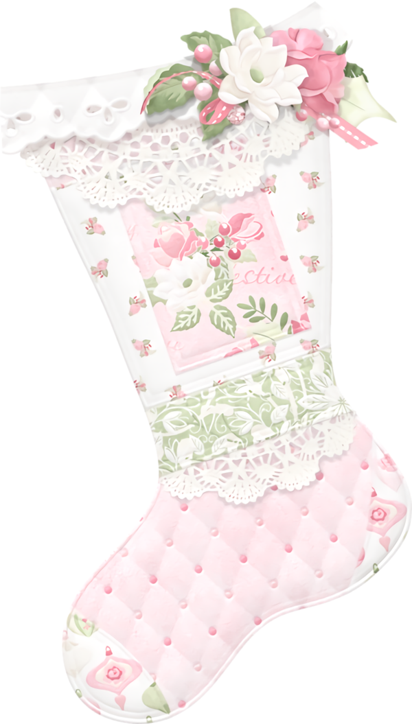 Transparent christmas Pink White Baby & toddler clothing for Christmas Stocking for Christmas