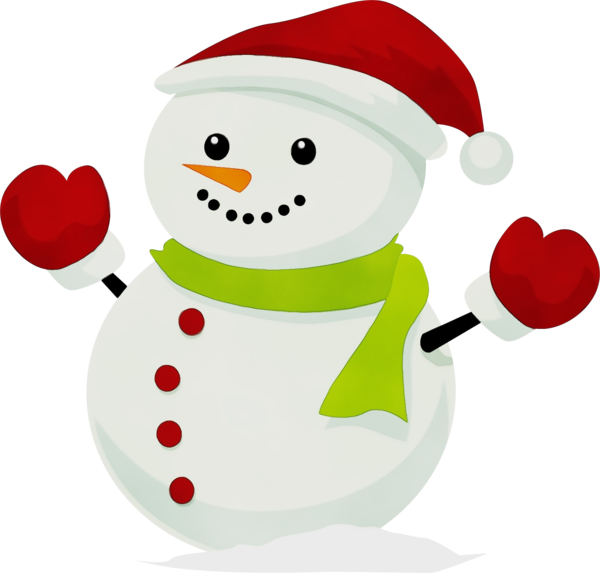 Transparent Snowman Cartoon Fictional Character for Christmas