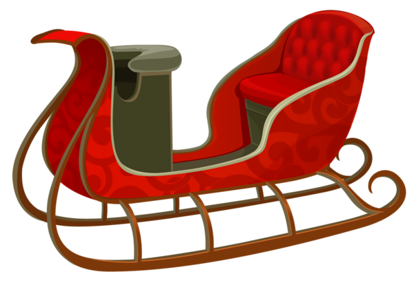 Transparent christmas Sled Chair Furniture for Sled for Christmas