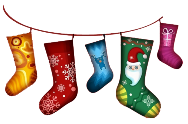 Transparent christmas Christmas stocking Footwear Christmas decoration for Christmas Stocking for Christmas
