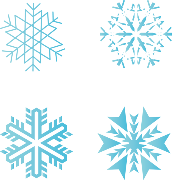 Transparent Stencil Snowflake Christmas Symmetry Point for Christmas