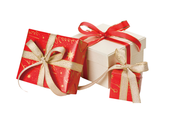 Transparent Gift Santa Claus Gift Wrapping Box Ribbon for Christmas