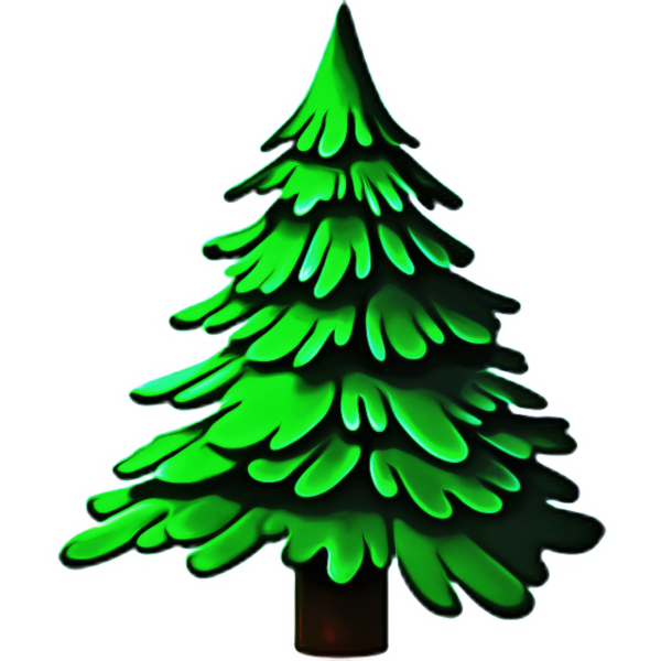 Transparent Christmas Tree Christmas Ornament Spruce Colorado Spruce White Pine for Christmas