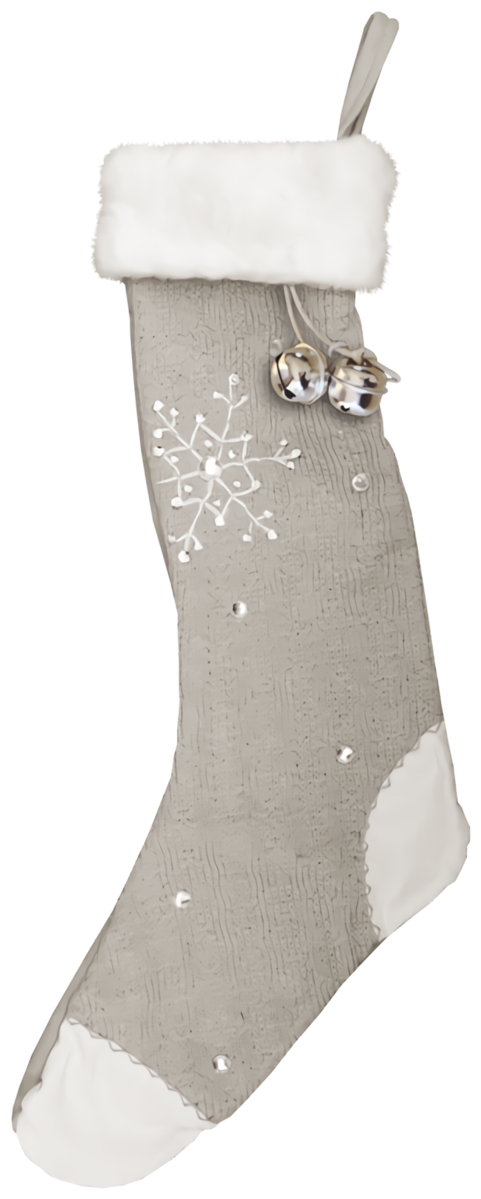 Transparent christmas Christmas stocking Beige Footwear for Christmas Stocking for Christmas