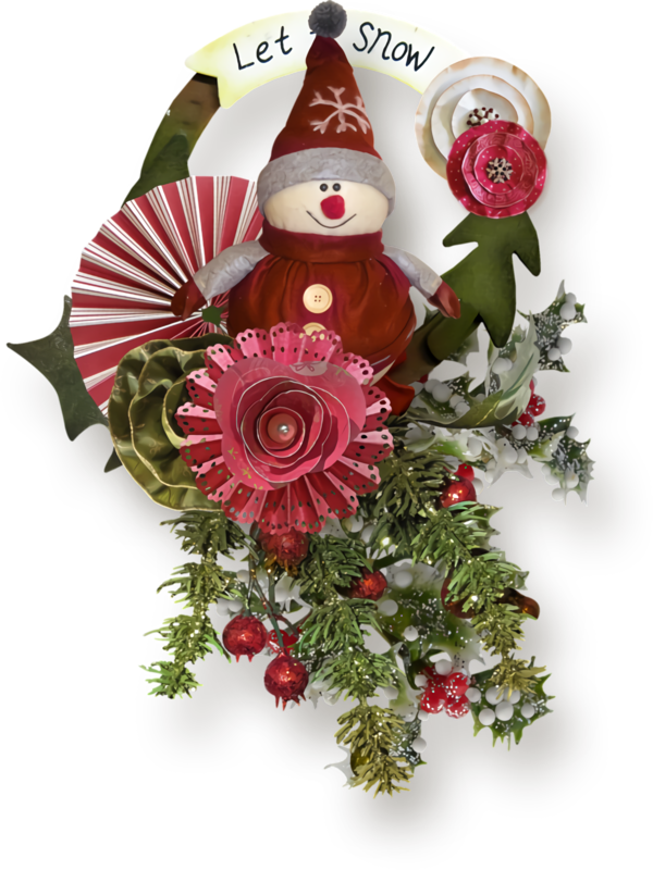 Transparent christmas Christmas decoration Plant Rose for Christmas Ornament for Christmas