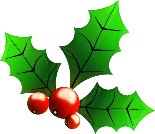 Transparent Pine Grove Elementary School Christmas Day Vintage Christmas Holly Leaf for Christmas