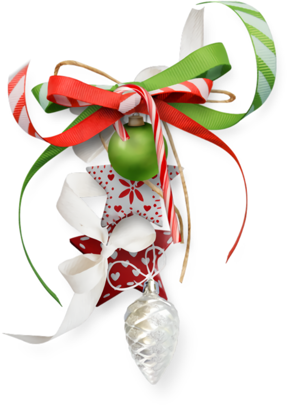 Transparent christmas Polkagris Confectionery Holiday ornament for Christmas Ornament for Christmas