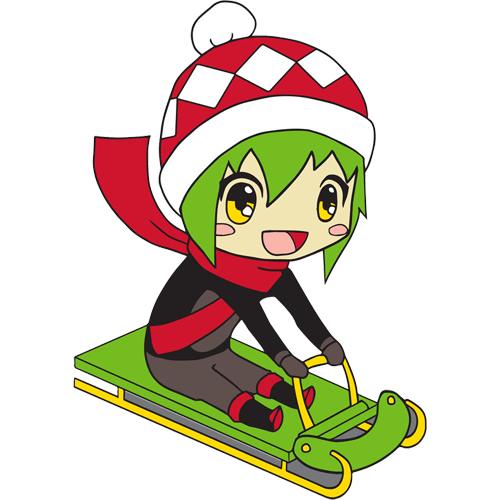 Transparent Pin Art Cartoon Animethon Green Line for Christmas
