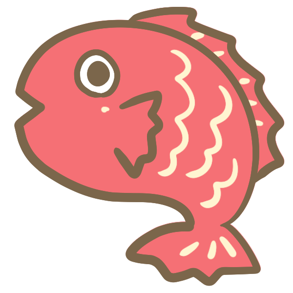 Transparent Karuta Sea Bream Japanese New Year Pink Red for New Year