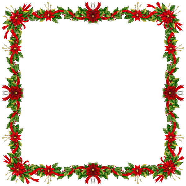 Transparent Floral Design Flower Picture Frames Leaf for Christmas