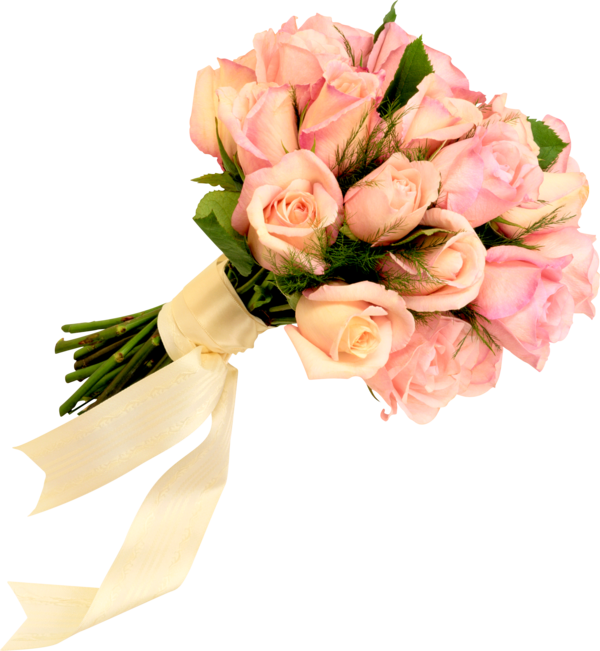 Transparent Wedding Flower Bouquet Flower Pink Plant for Valentines Day
