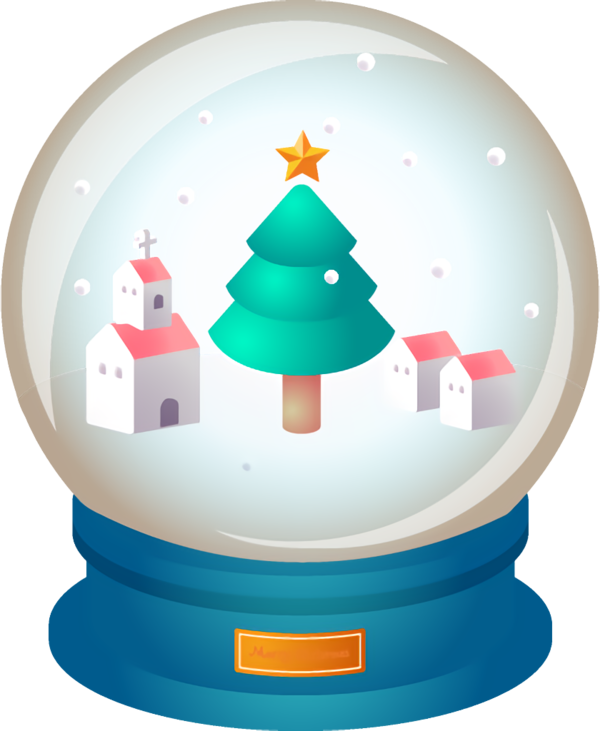Transparent christmas Christmas tree Tree Christmas decoration for Snow Globe for Christmas