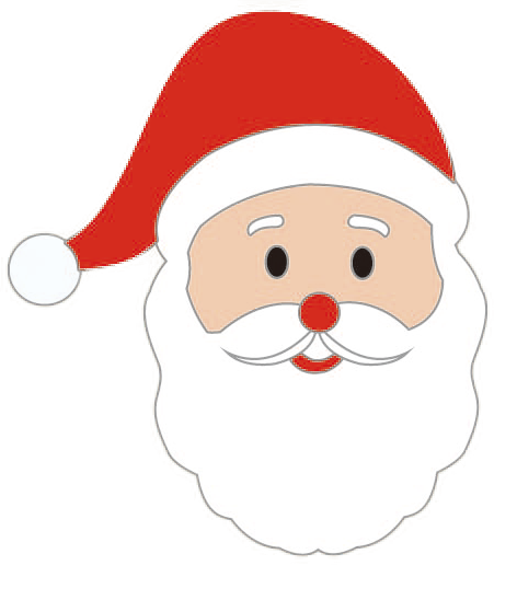 Transparent Santa Claus Badge Pin Badges Cartoon for Christmas