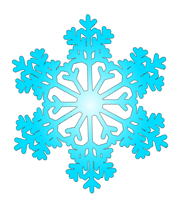 Transparent Snowflake Snow Snowman Blue Symmetry for Christmas