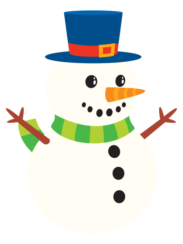 Transparent Snowman Cuteness Smiley Christmas Ornament for Christmas