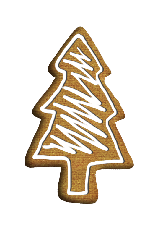 Transparent Biscuit Cookie Christmas Tree Food Line for Christmas