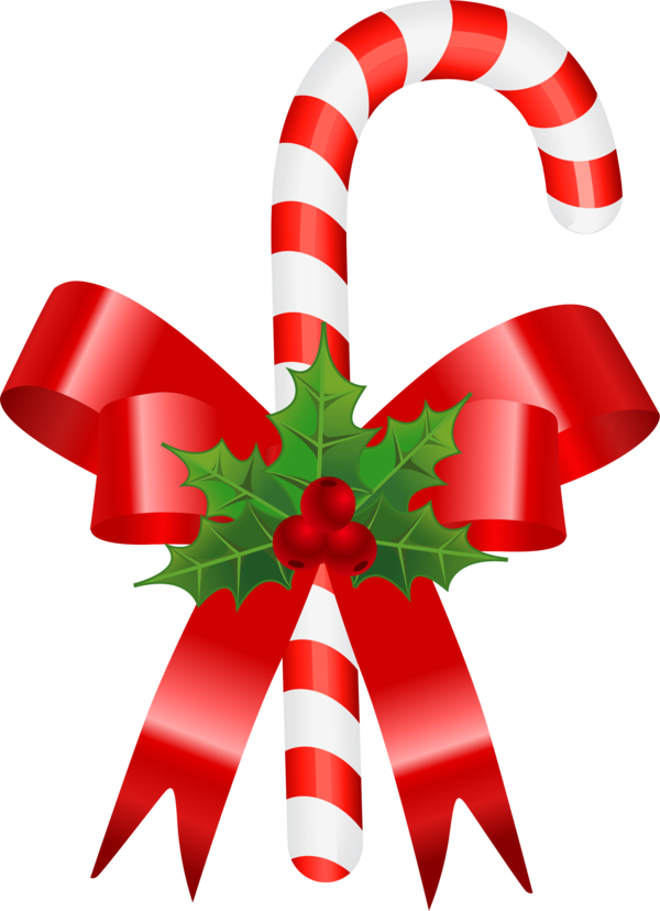 Transparent Christmas Polkagris Ribbon for Christmas