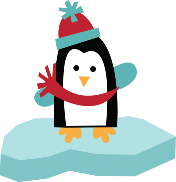 Transparent Penguin Ice Snow Flightless Bird Christmas Ornament for Christmas