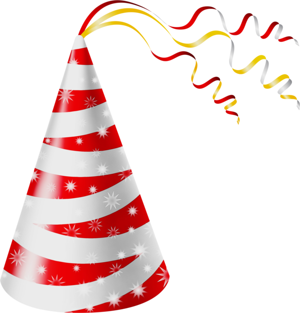 Transparent Cone Party Hat Christmas for Christmas