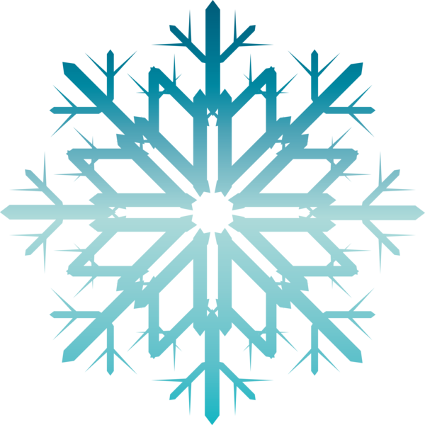 Transparent Snow Christmas Snowflake Blue Symmetry for Christmas
