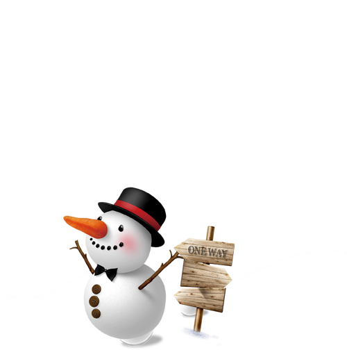 Transparent Snowman Child Snow for Christmas