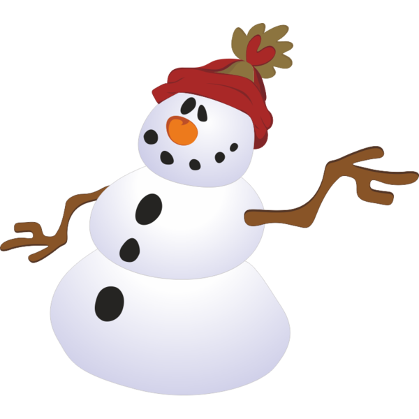 Transparent Snowman Drawing Cartoon Christmas Ornament for Christmas