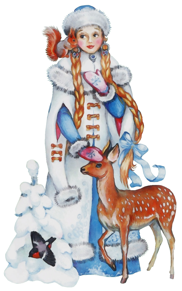 Transparent Fictional Character Animal Figure Deer for Christmas
