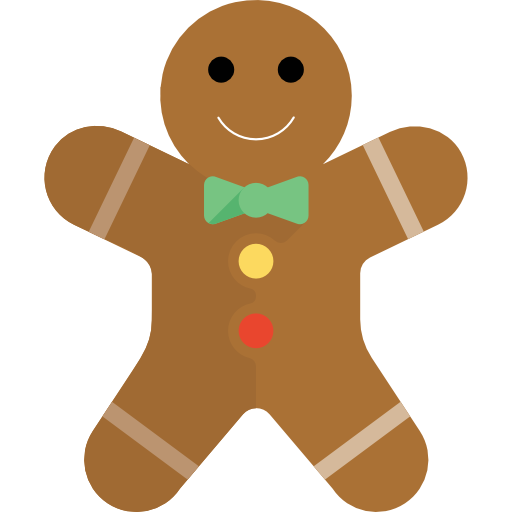 Transparent Gingerbread Gingerbread Man Christmas Food for Christmas