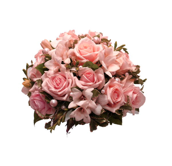 Transparent Flower Bouquet Flower Birthday Pink Plant for Valentines Day