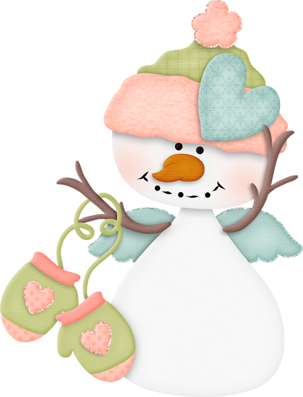 Transparent Character Greeting Message Snowman Christmas Ornament for Christmas