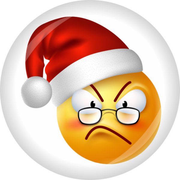 Transparent Smiley Emoticon Emoji Facial Expression Yellow for Christmas