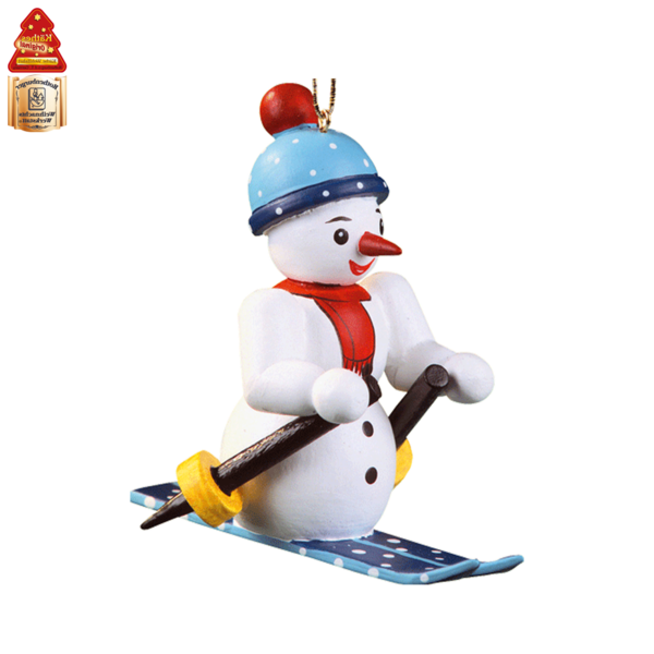 Transparent Figurine Snowman for Christmas