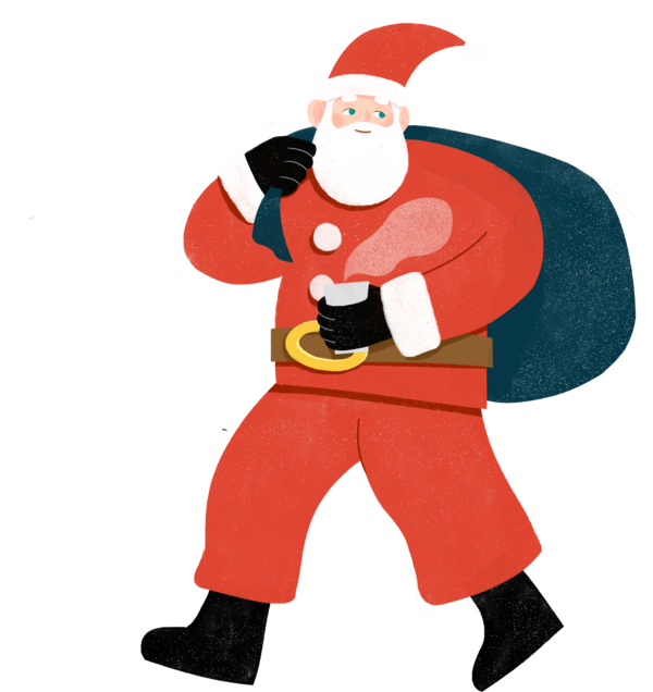 Transparent Santa Claus M Santa Claus Costume Cartoon for Christmas
