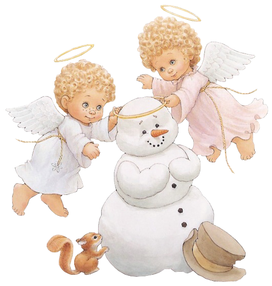 Transparent Holly Babes Christmas Angel Doll for Christmas