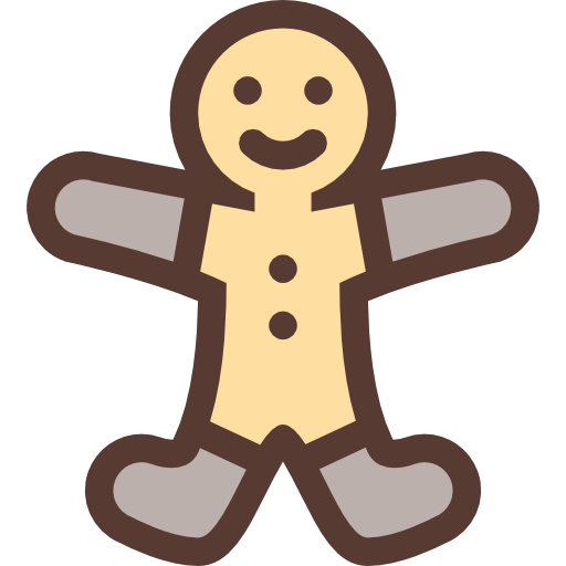 Transparent Gingerbread Man Gingerbread Computer Graphics Food for Christmas