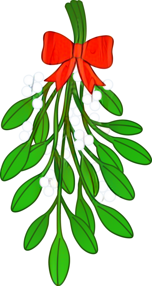 Transparent Mistletoe Christmas Day Clip Art Christmas Leaf Green for Christmas