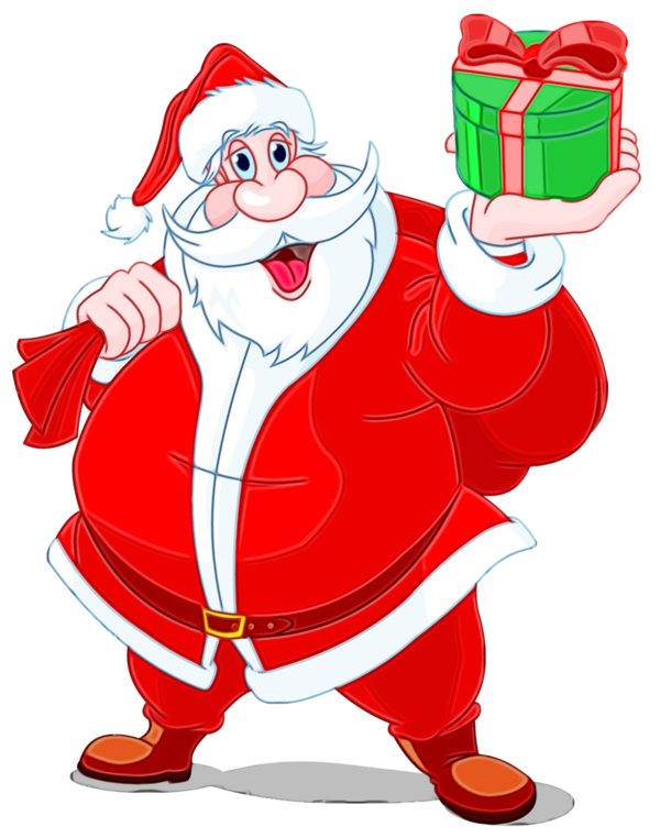 Transparent Instituto De Cardiologia De Blumenau Santa Claus Christmas Day Cartoon for Christmas