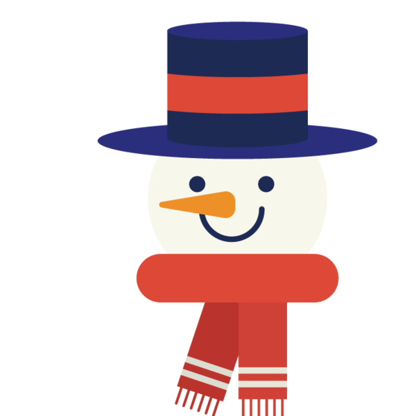 Transparent Christmas Snowman Software Headgear for Christmas